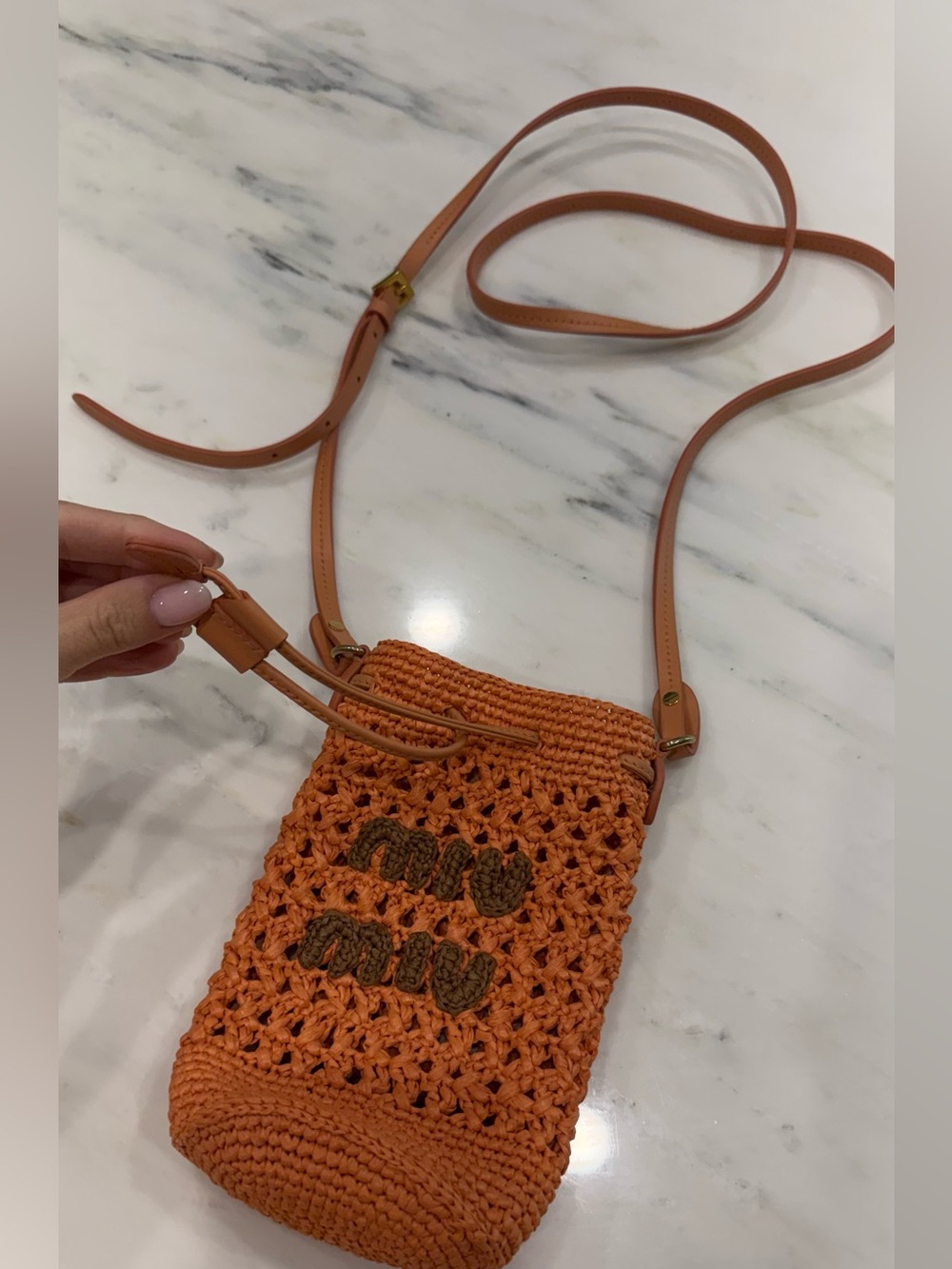 MIU MIU Crochet Crossbody Bag